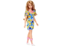 Barbie Mattel Fashionistas 208 dukke med Downs syndrom iført blomstret kjole FBR37 HJT05