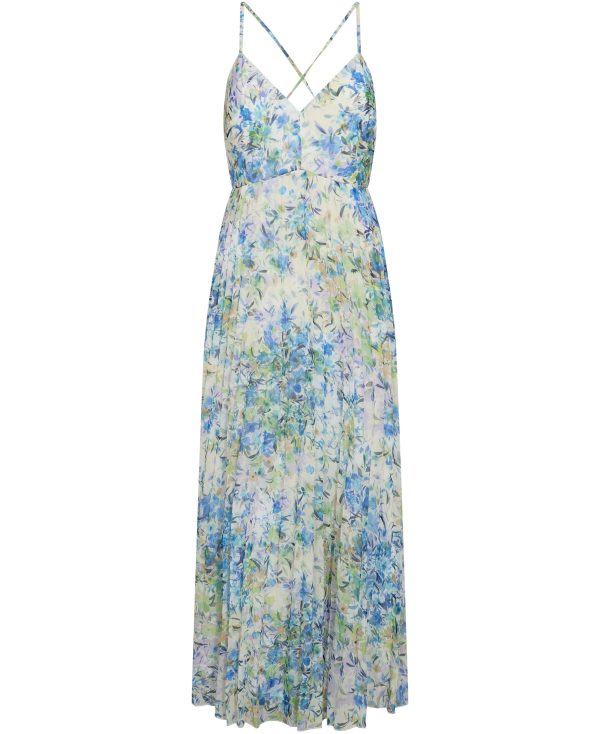 Kjole i Blomstret Print
