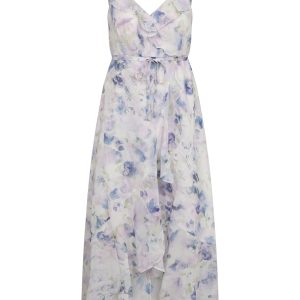 Kjole i Blomstret Print